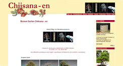 Desktop Screenshot of bonsaigarten.de